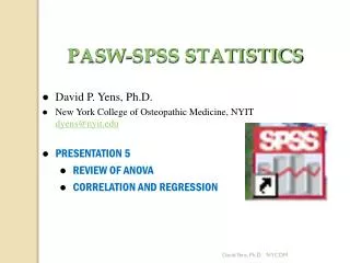 PASW-SPSS STATISTICS