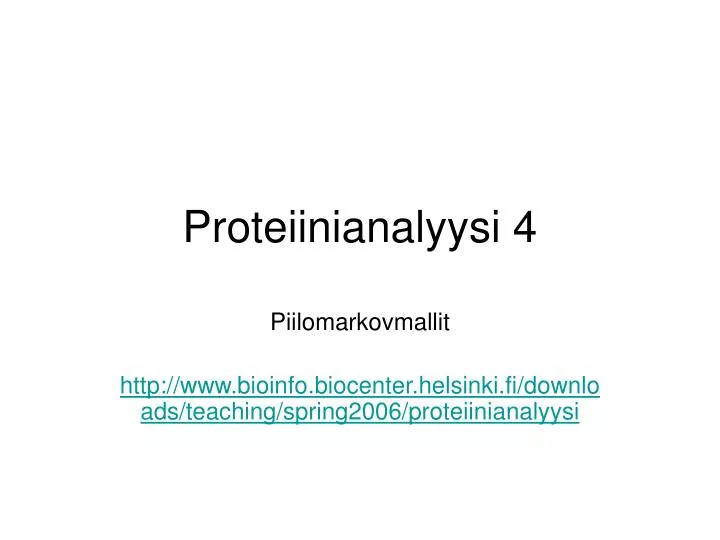 proteiinianalyysi 4