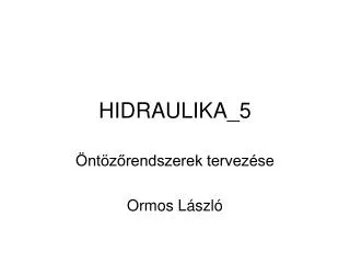 hidraulika 5
