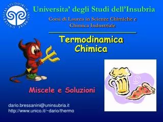 termodinamica chimica