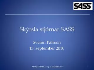 sk rsla stj rnar sass