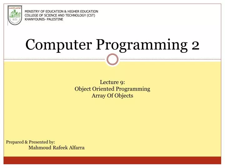 computer programming 2