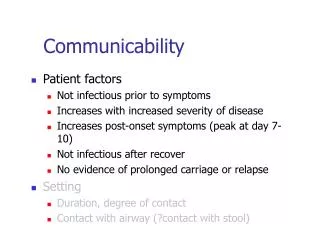 Communicability