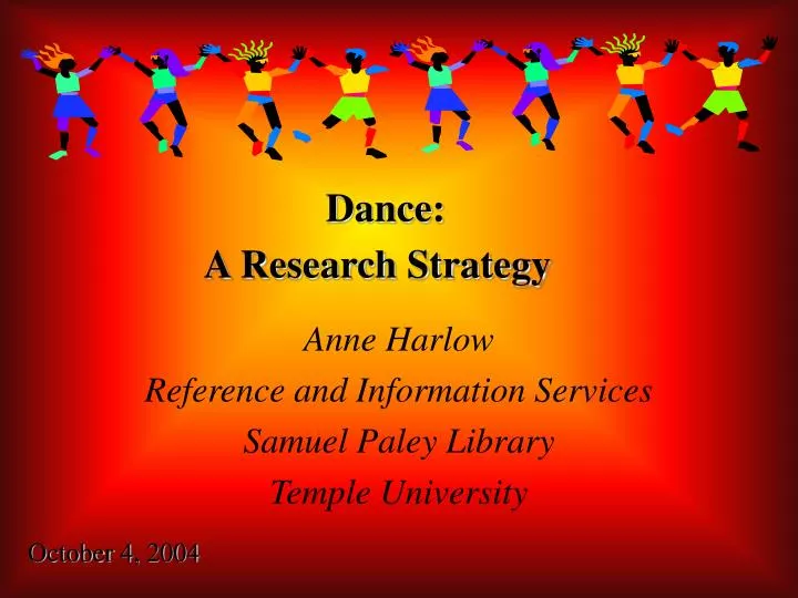 dance a research strategy