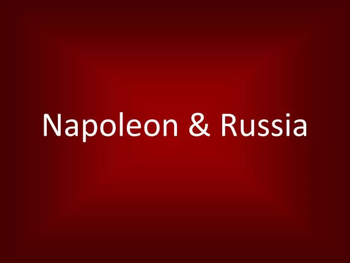 napoleon russia