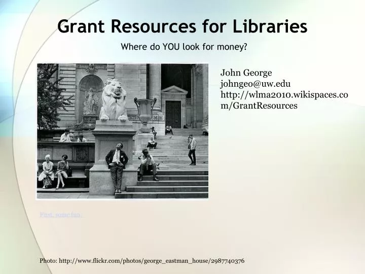 grant resources for libraries