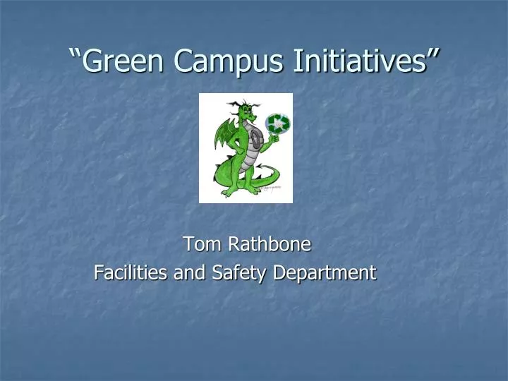 green campus initiatives