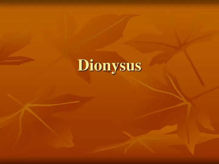 dionysus