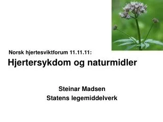 hjertersykdom og naturmidler