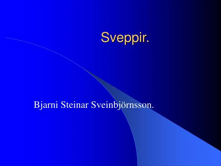 sveppir