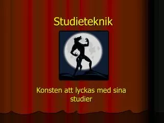 studieteknik