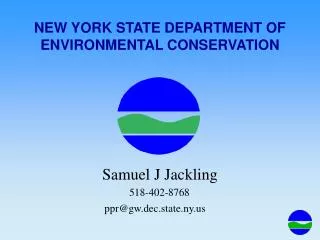 NEW YORK STATE DEPARTMENT OF ENVIRONMENTAL CONSERVATION