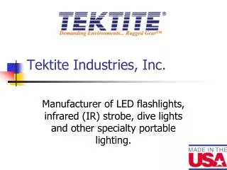 Tektite Industries, Inc.
