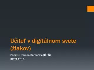 u ite v digit lnom svete iakov