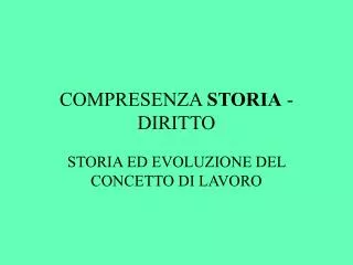 compresenza storia diritto