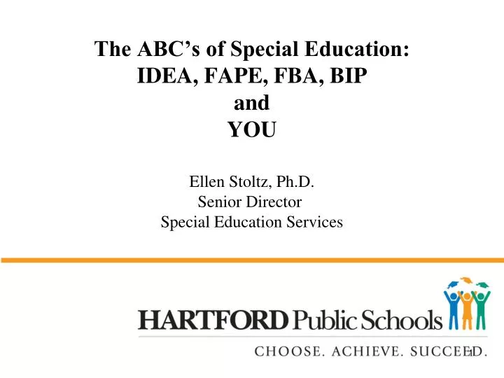the abc s of special education idea fape fba bip and you