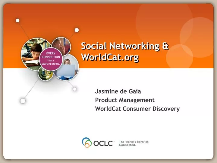 jasmine de gaia product management worldcat consumer discovery