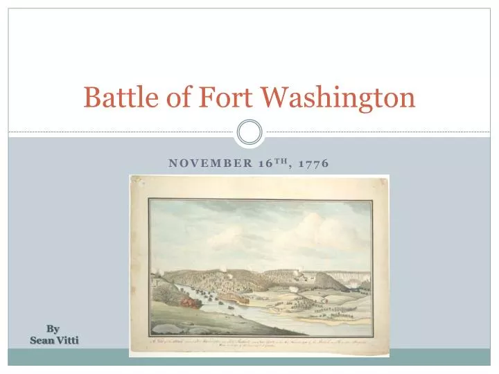 battle of fort washington
