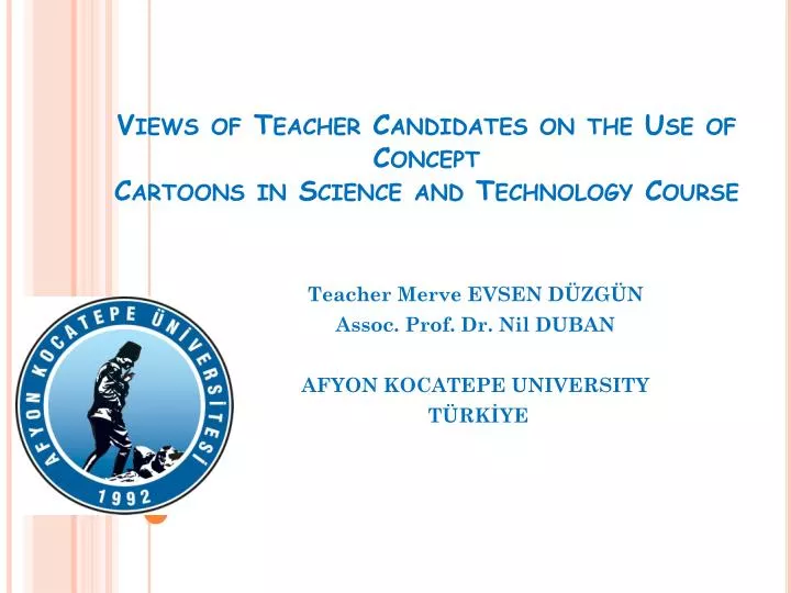 views of teacher candidates on the use of concept cartoons in science and technology course