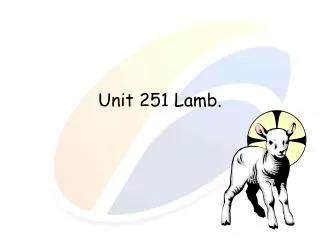 Unit 251 Lamb.