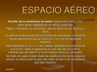 espacio a reo