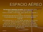 ESPACIO AÉREO - slide 1