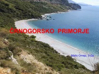 rnogorsko primorje
