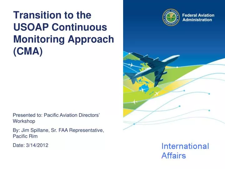 transition to the usoap continuous monitoring approach cma
