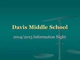 Davis Middle School