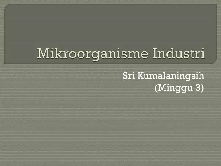 mikroorganisme industri