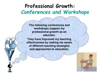 Professional Growth: Conferences and Workshops