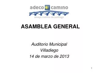 asamblea general