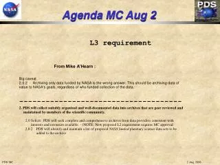 Agenda MC Aug 2