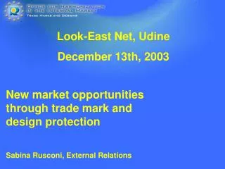 New market opportunities through trade mark and design protection