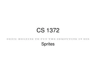 CS 1372