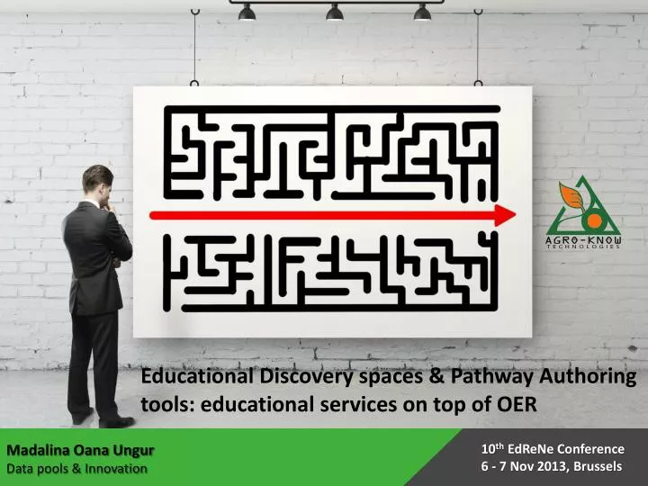educational discovery spaces pathway authoring tools educational services on top of oer
