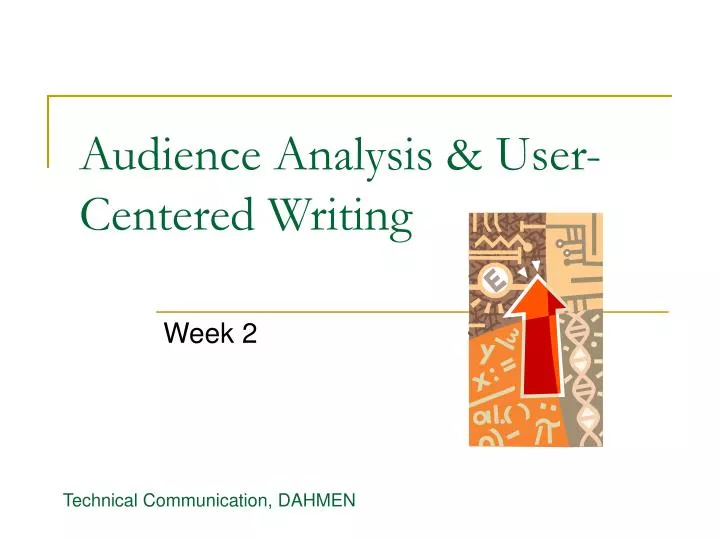 audience analysis user centered writing