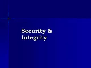 security integrity