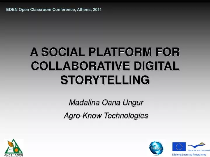 a social platform for collaborative digital storytelling