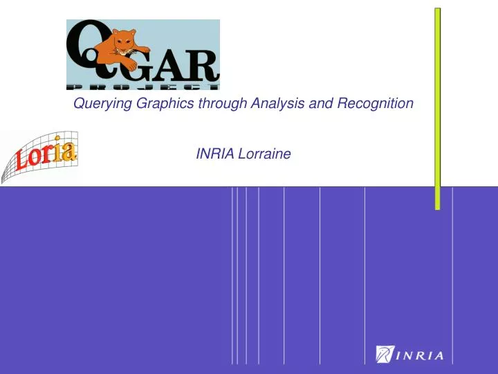 querying graphics through analysis and recognition inria lorraine