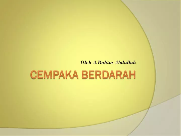 oleh a rahim abdullah