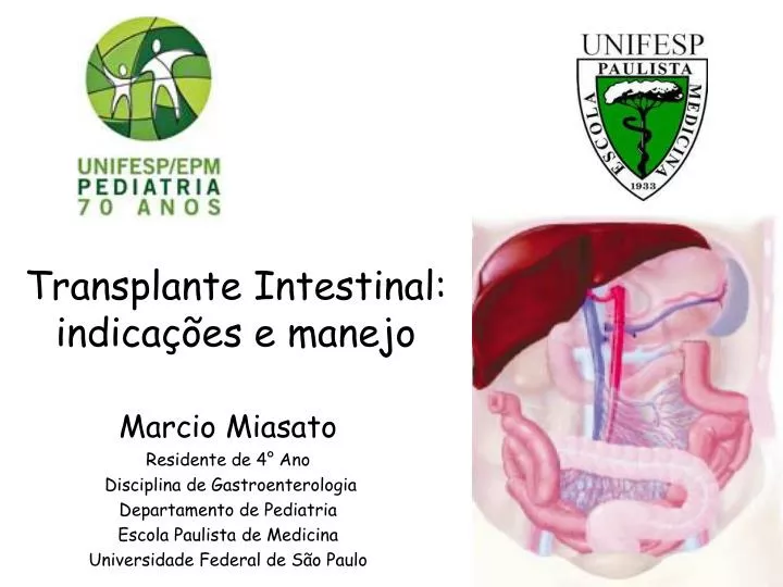 transplante intestinal indica es e manejo