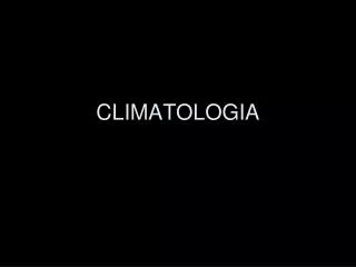 climatologia