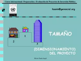 dimensionamiento del proyecto