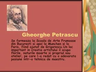 gheorghe petrascu