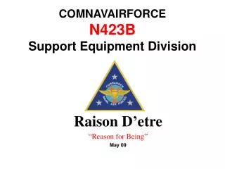 COMNAVAIRFORCE N423B Support Equipment Division