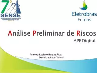 a n lise p reliminar de r iscos