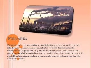 poluarea