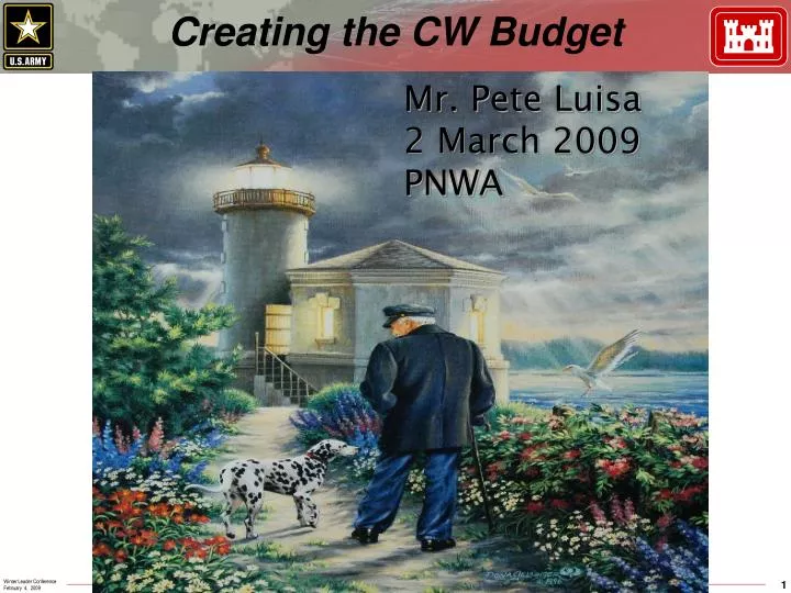 creating the cw budget