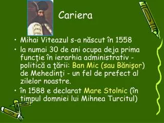 cariera